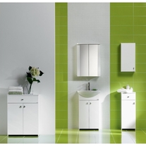 Lavoar pe mobilier Cersanit, Libra, 50 cm, alb